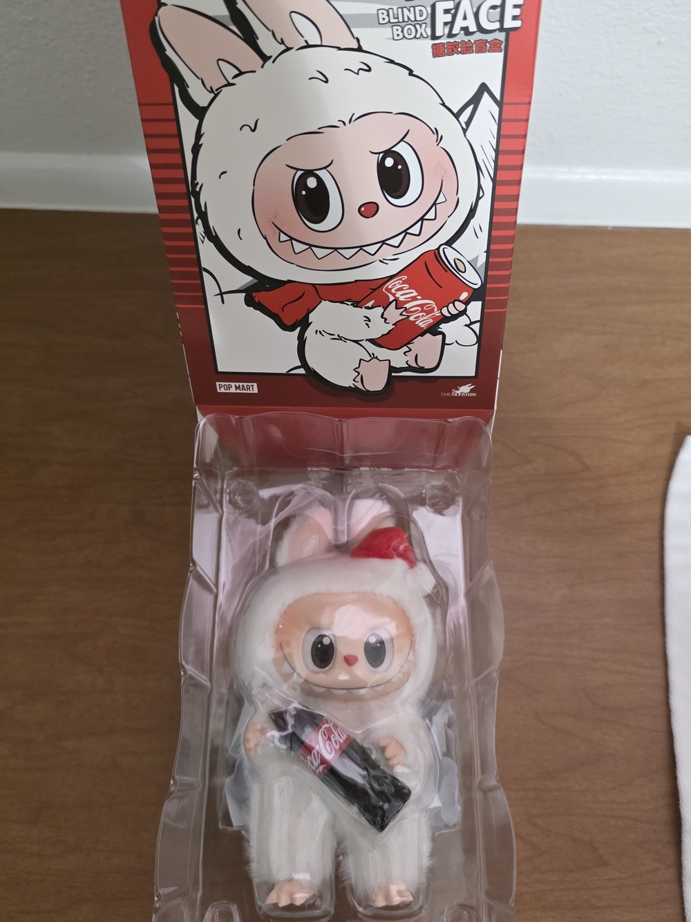 Popmart Blind Box Coca-Cola Labubu - White & Red